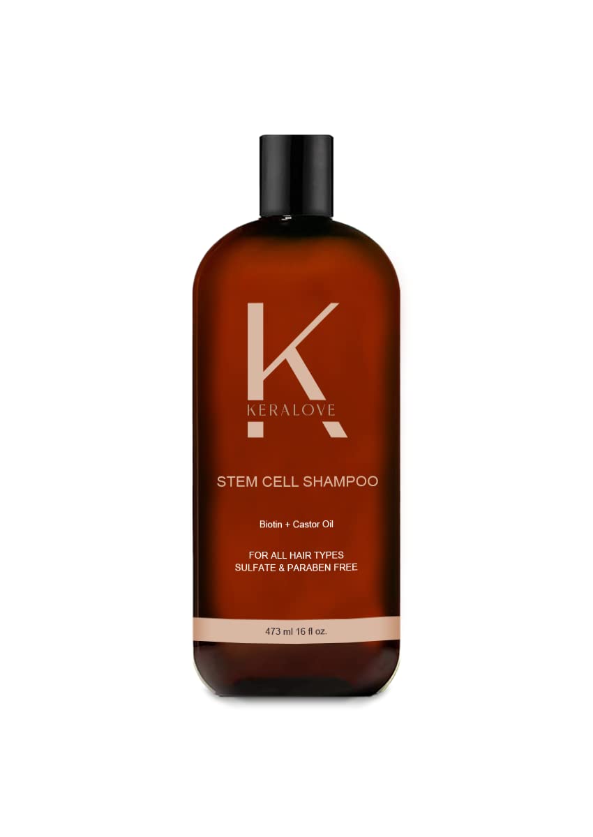 Keralove Shampoo – Vegan, Sulfate-Free Hair Regrowth with Stem Cell, Keratin & Biotin