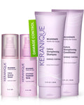 Keranique Damage Control Set for Thinning Hair – Shampoo, Conditioner, Lift & Repair Spray (Travel Size)