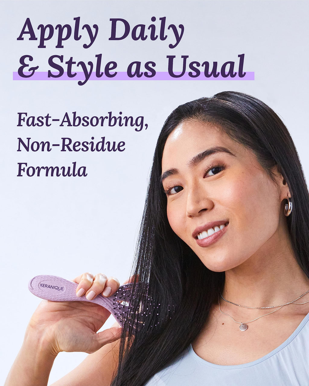 Keranique Hair Thickening Serum – Keratin-Enriched Follicle Booster for Fuller Hair