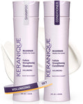 Keranique Volumizing Shampoo & Conditioner Set – Biotin & Keratin for Thinning Hair