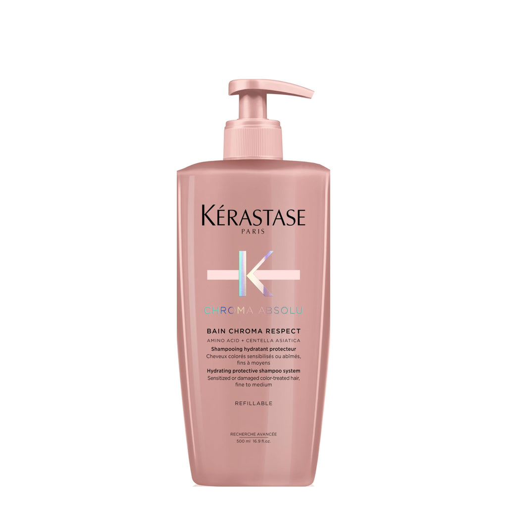 Kerastase Chroma Absolute Chroma Respect Shampoo – Hydration + Color Care for Fine to Medium Hair (16.9 fl oz)