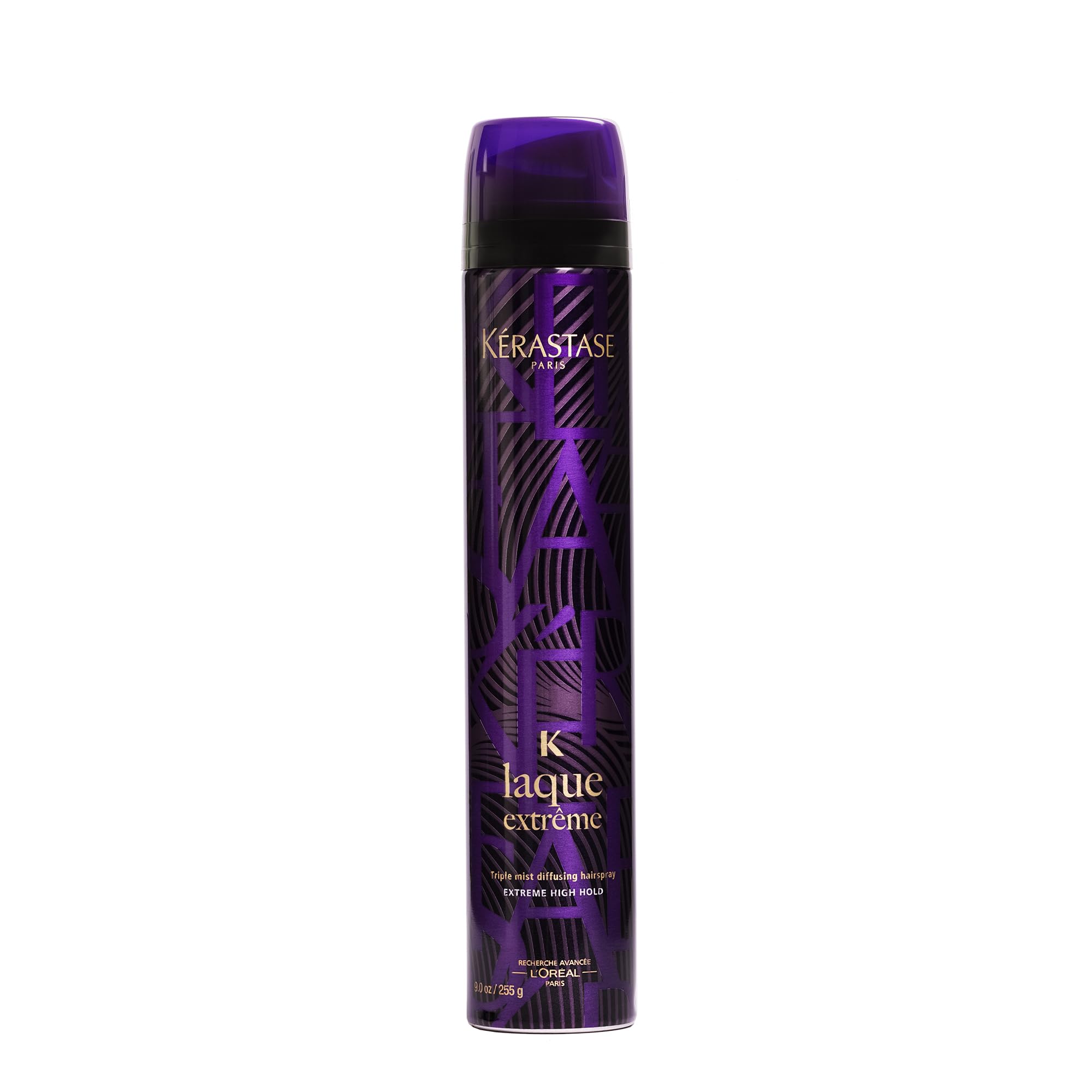 KÉRASTASE Laque Extreme 24 Hour High Hold Hairspray for All Hair Types - Humidity Resistant, UV & Heat Protectant, 9 oz