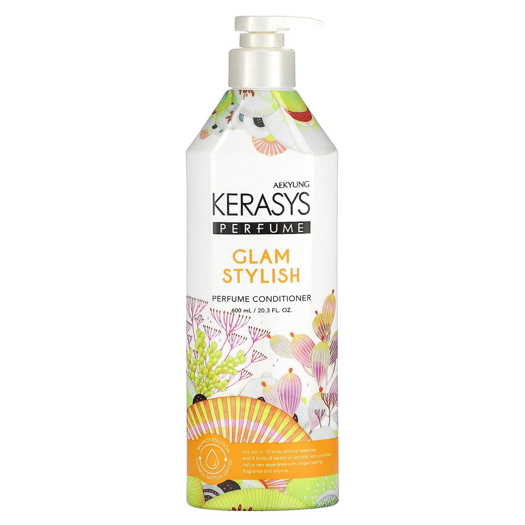 Kerasys Perfume Glam Stylish Conditioner – 600 ml (20.3 fl oz) – 1-Pack