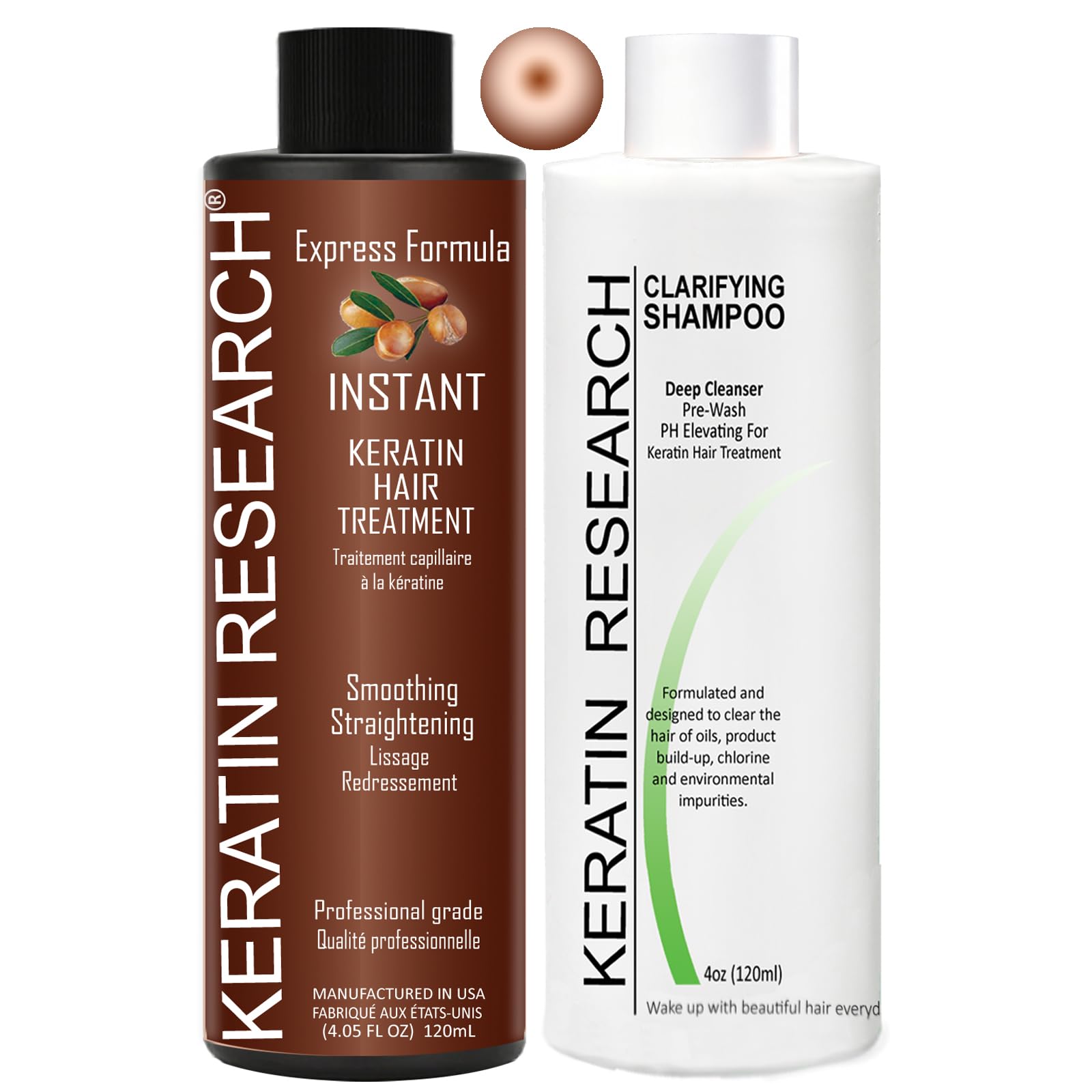 KERATIN RESEARCH Instant Keratin Hair Treatment — Express Straightening (4-6 Months)