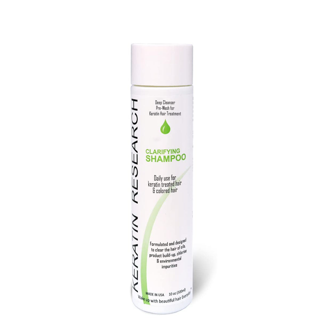 KERATIN RESEARCH Best Clarifying Shampoo for Keratin Treatments (10oz) – Deep Clean & Open Cuticles