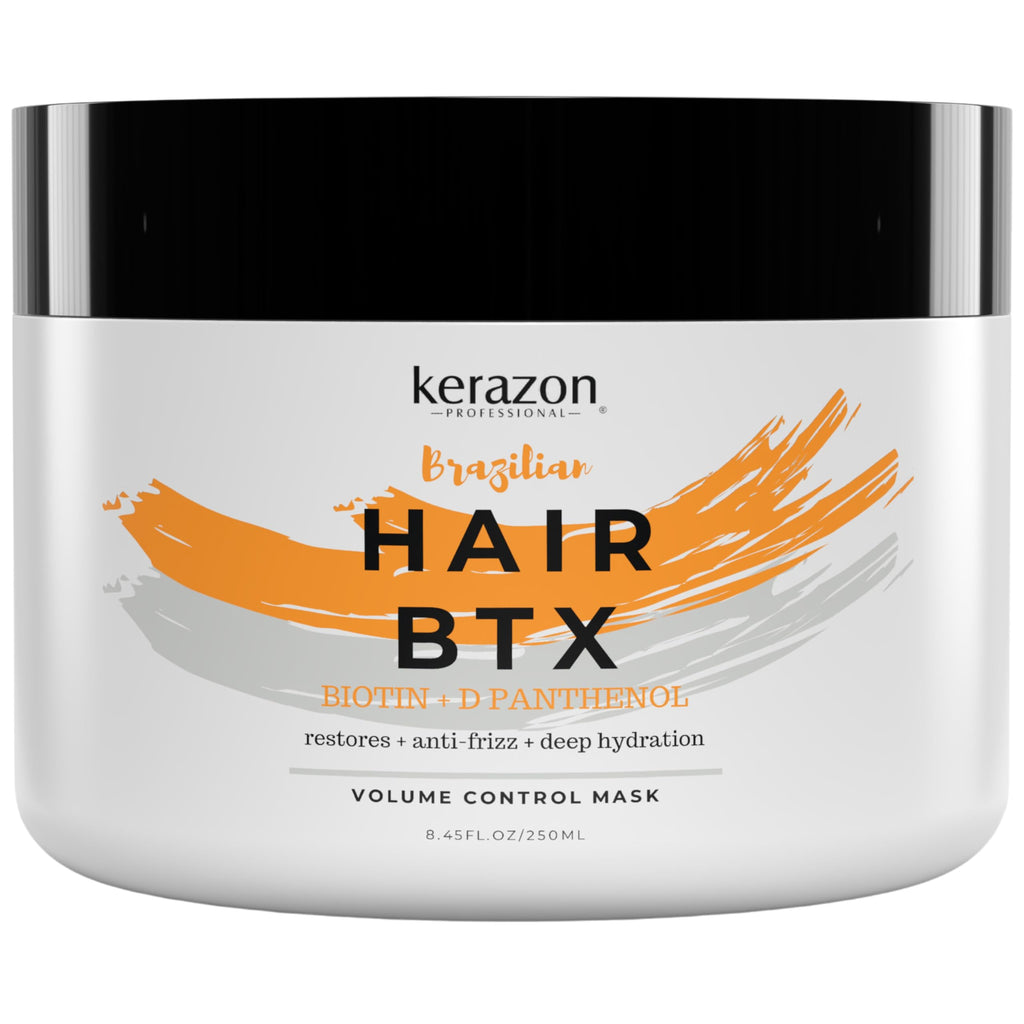 KERAZON Brazilian Hair BTX Treatment Mask 8oz – Deep Conditioning & Smoothing