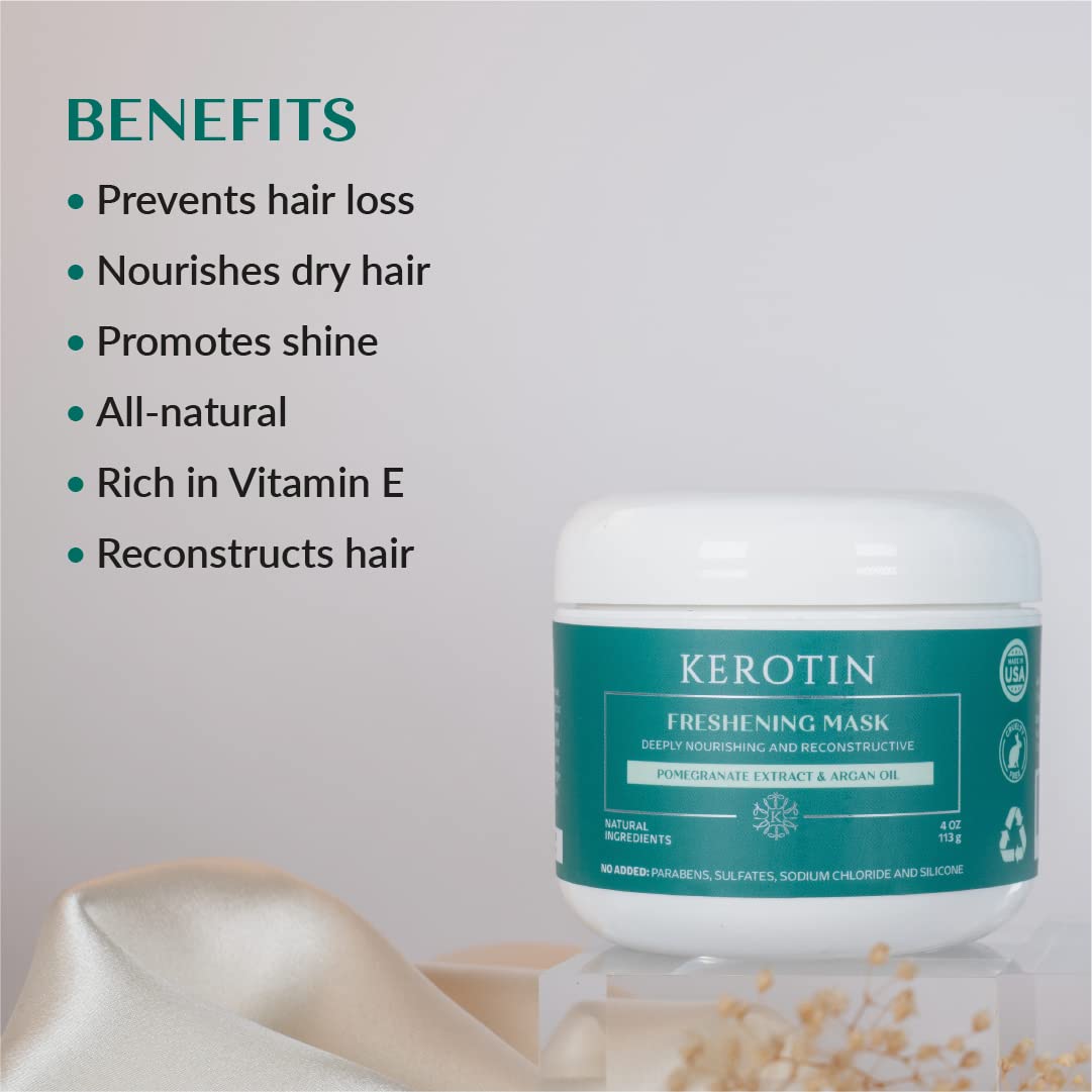 Keratin Freshening Mask by K Kerotin – Deep Conditioning for Dry & Damaged Hair