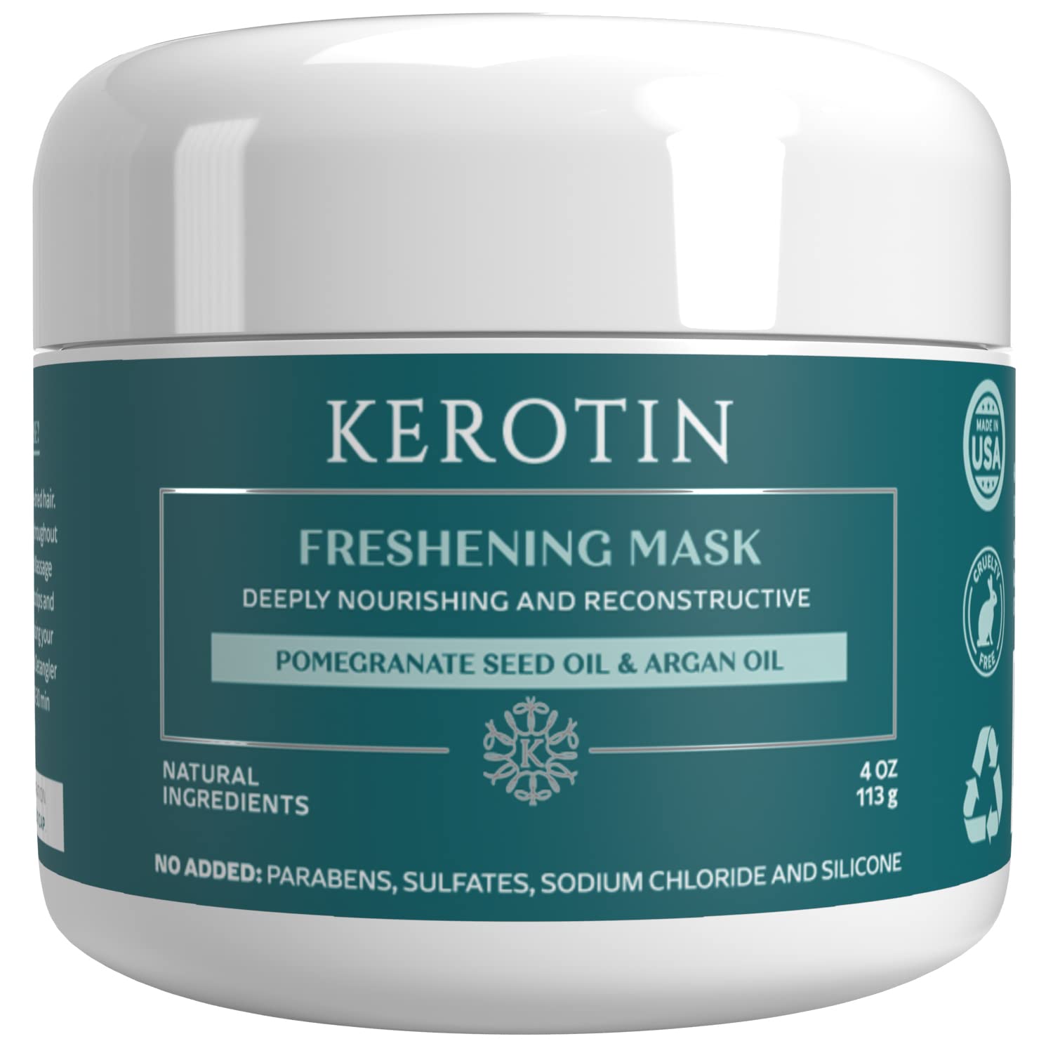 Keratin Freshening Mask by K Kerotin – Deep Conditioning for Dry & Damaged Hair