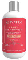 Kerotin Leave-in Conditioner for Curl & Wavy Hair | Detangler, Moisturizing & Anti-Frizz with Argan Oil