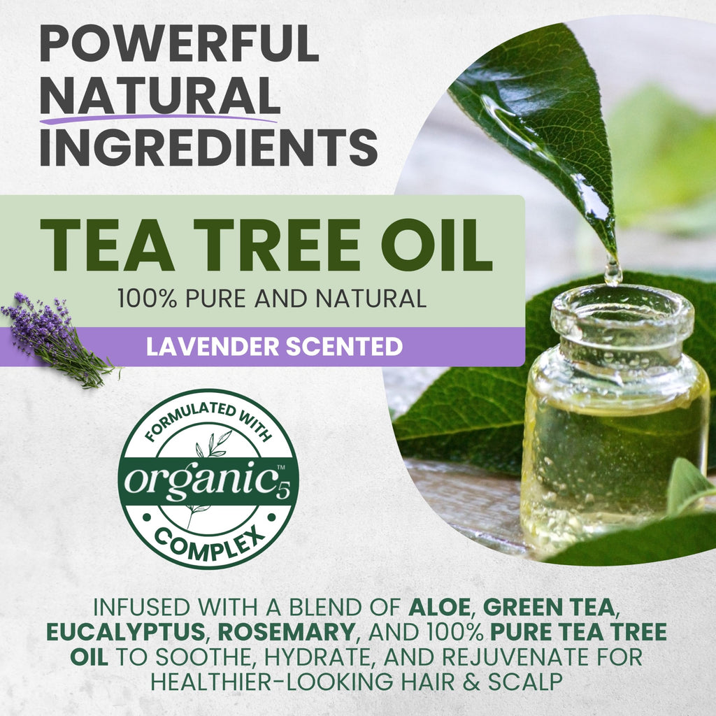 KESMEDIK Tea Tree Lavender Mint Conditioner | Hydrates, Detangles & Soothes Dry Scalp
