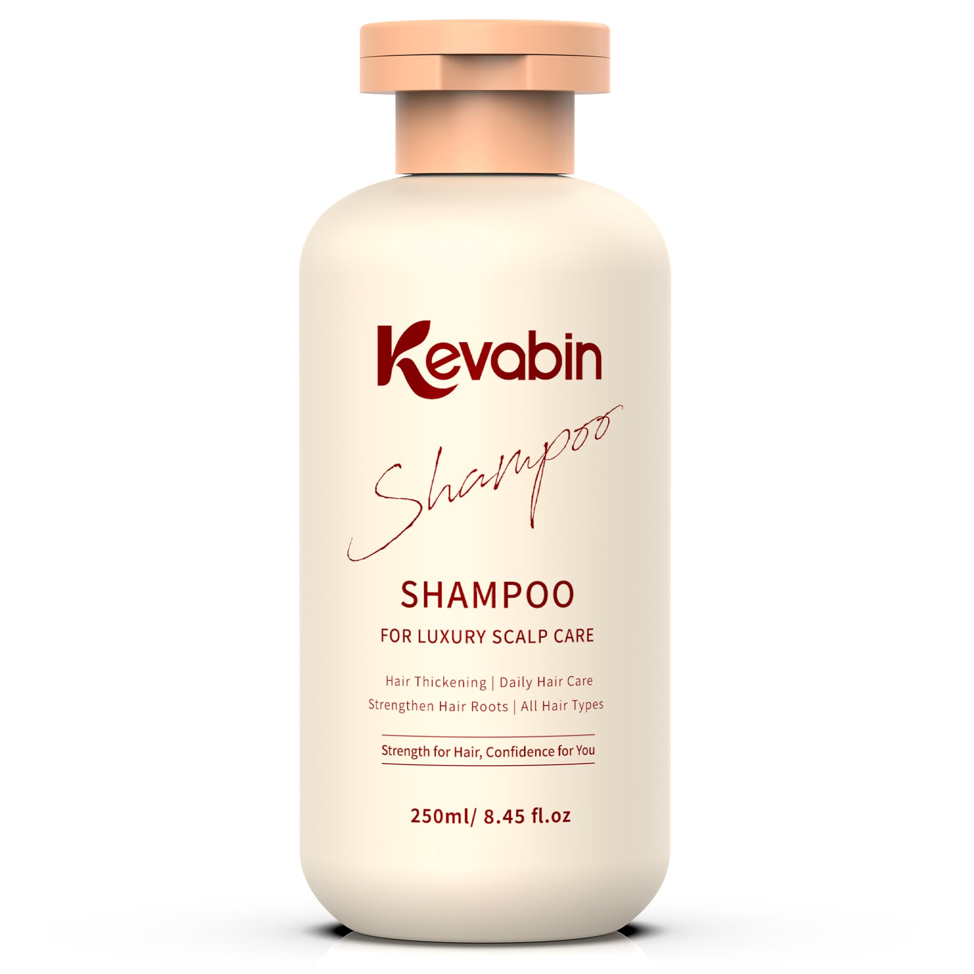 Kevabin Hair Growth Shampoo for Thinning Hair – Biotin, Caffeine & Ginger for Stronger Roots