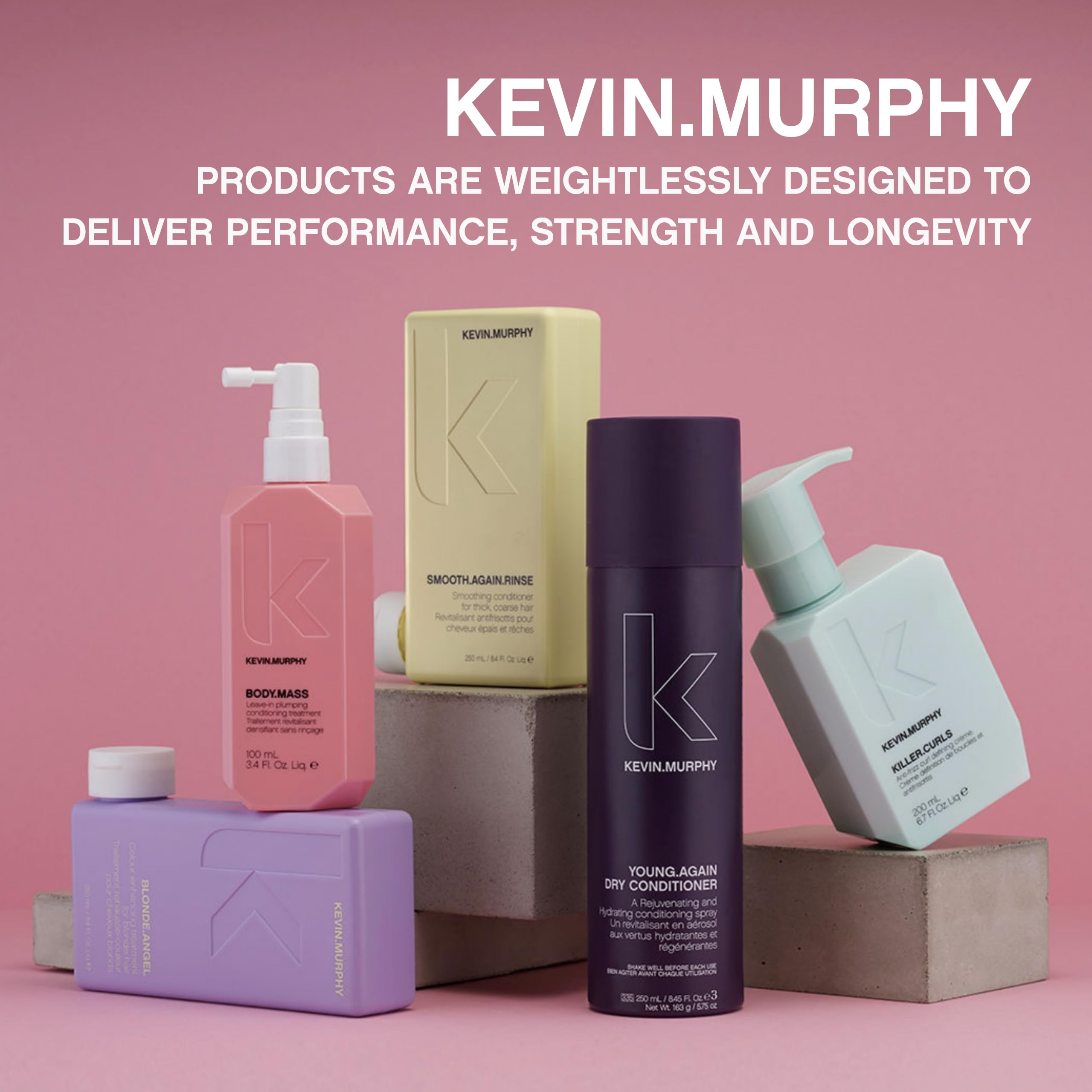 KEVIN.MURPHY ANTI.GRAVITY Volumising & Texturising Lotion – All Hair Types | Sulphate & Paraben Free | Pack of 2 (150 mL each)