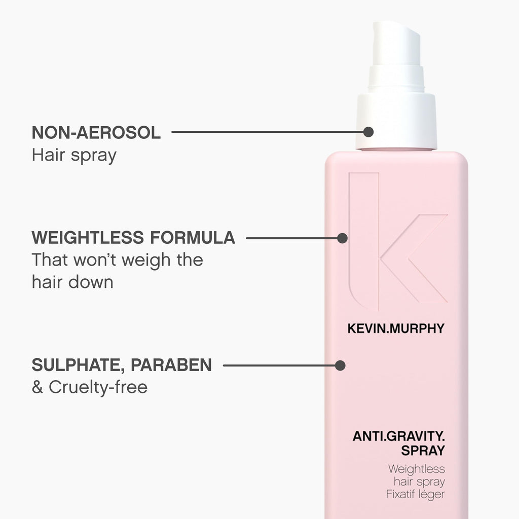 KEVIN.MURPHY ANTI.GRAVITY Volumising & Texturising Lotion – All Hair Types | Sulphate & Paraben Free | Pack of 2 (150 mL each)