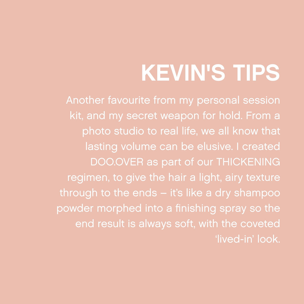 KEVIN.MURPHY DOO.OVER Dry Powder Finishing Hair Spray — Unscented, Oil-Removing, Tapioca, For All Hair Types (2 x 250 mL)