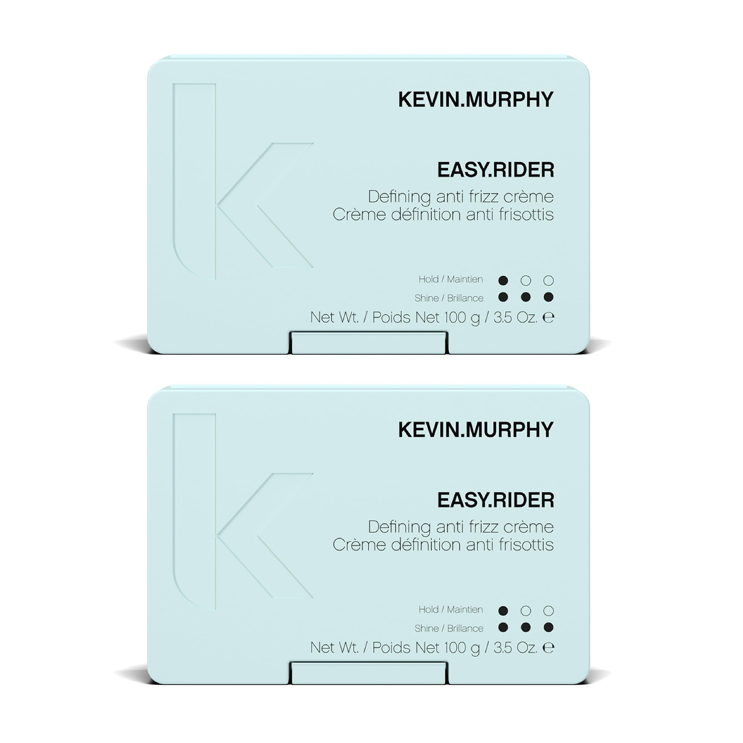 KEVIN.MURPHY EASY.RIDER Anti Frizz Cream – Flexible Hold, Pack of 2 (3.5 oz Each)