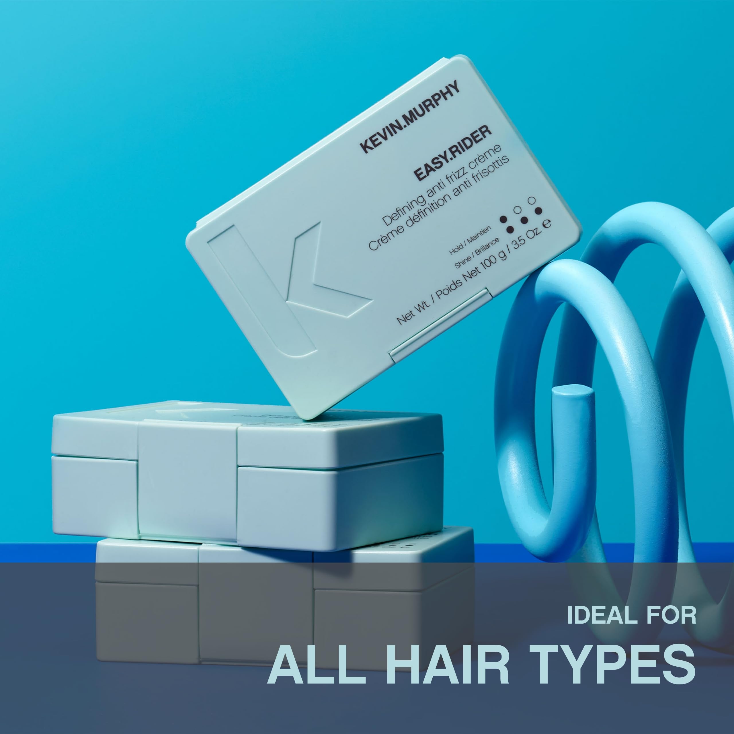 KEVIN.MURPHY EASY.RIDER Anti Frizz Cream – Flexible Hold, Pack of 2 (3.5 oz Each)