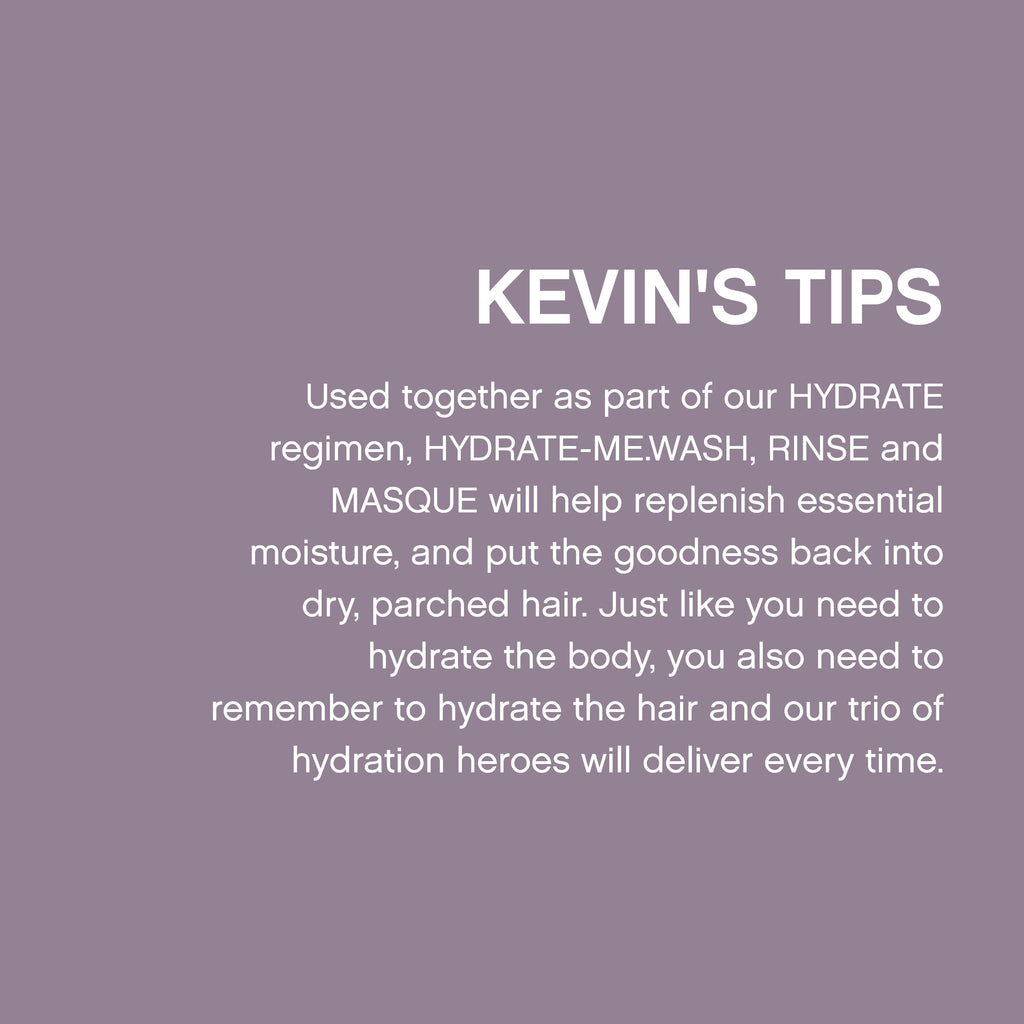 KEVIN.MURPHY HYDRATE-ME.WASH – Hydrating Shampoo for Dry & Coloured Hair | Pack of 2, Sulfate-Free