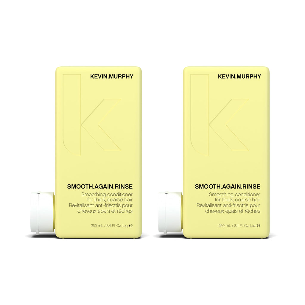 KEVIN.MURPHY SMOOTH.AGAIN RINSE — Smoothing Conditioner for Thick, Coarse Hair | Sulphate-Free (Pack of 2) 250 mL