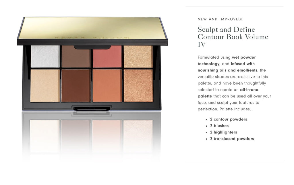 Kevyn Aucoin Sculpt + Define Contour Book Volume IV – All-in-One Contour Palette