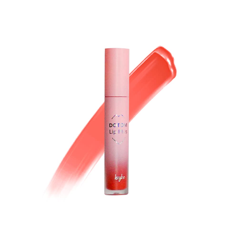 Keybo Dotom Lip Plus: 16-Color Lip Plumper Gloss, 3-Step Extreme Plump (Summer Orange)
