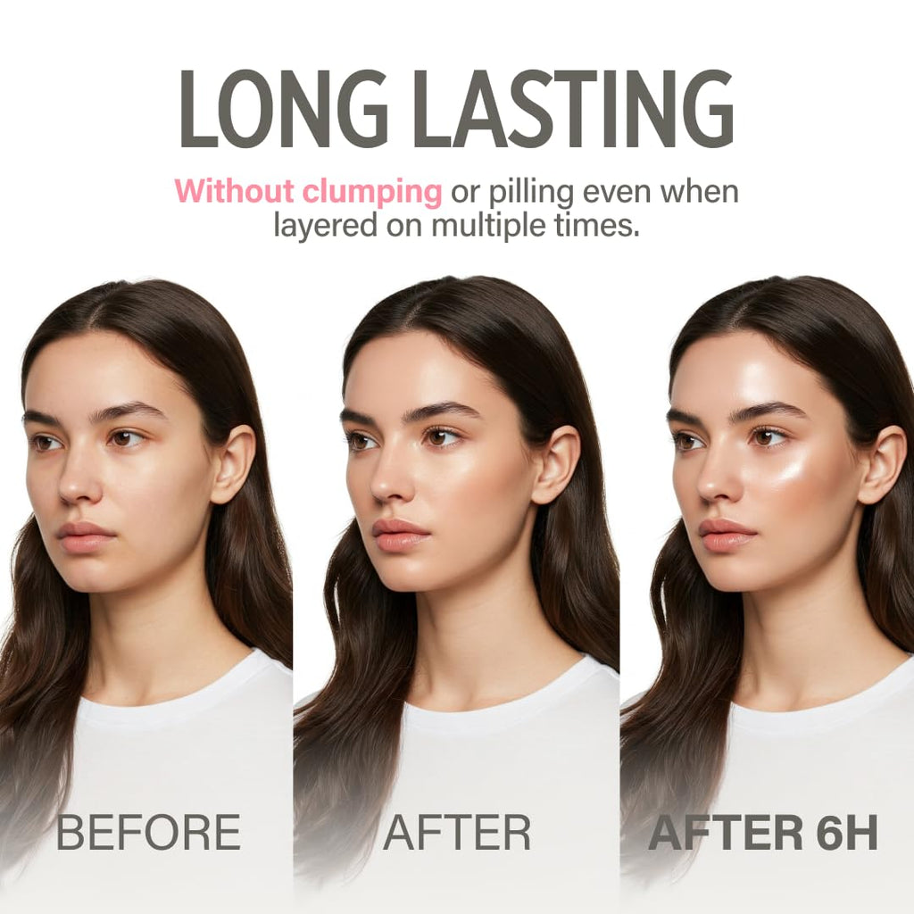 KEYTH Pink Magnet Cushion #02 Light Beige – Hydrating Korean Cushion Foundation with Magnetic Adherence & Dewy Radiance