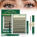 KEYYOU LASH California Sunset Manga Lash Clusters Kit 8-18mm | DIY Lash Extensions