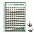 KEYYOU LASH Manga Lash Clusters 8-18mm – Natural DIY Wispy Lashes