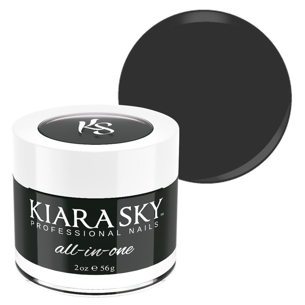 KIARA SKY All-In-One Acrylic Nail Powder – Black Tie Affair, Dip & Acrylic 2 oz