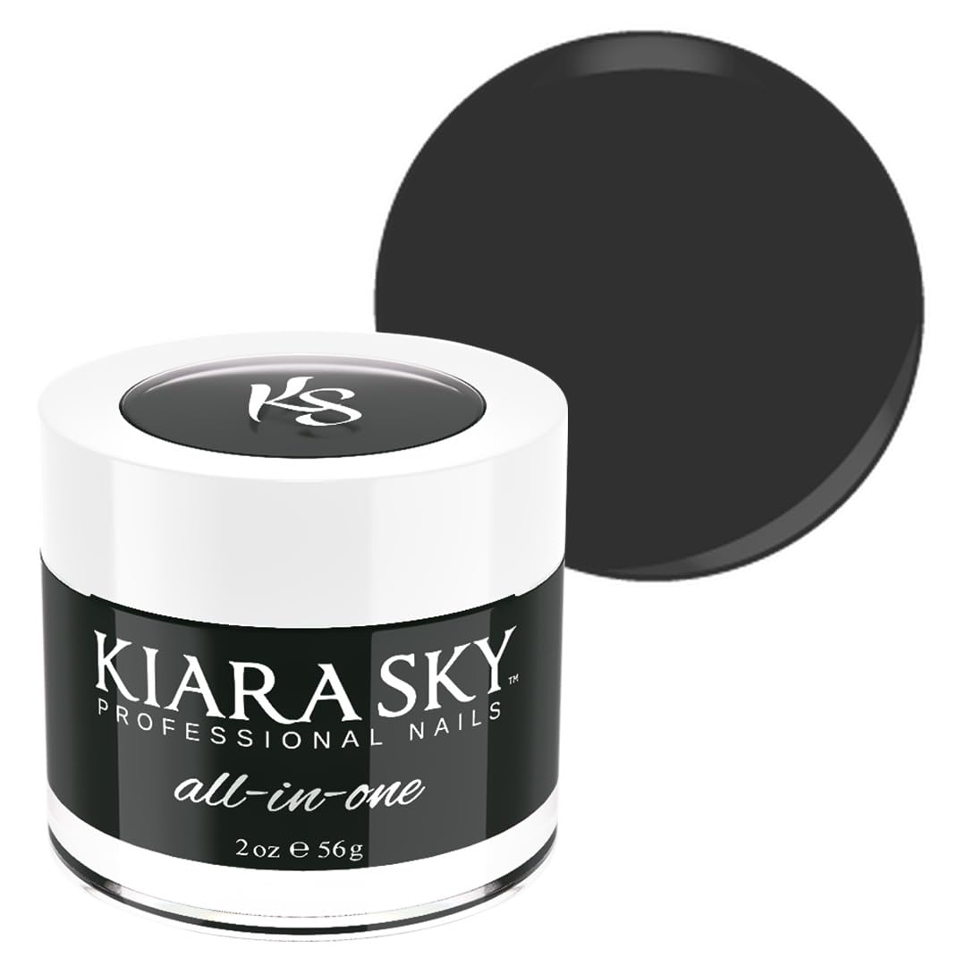 KIARA SKY All-In-One Acrylic Nail Powder – Black Tie Affair, Dip & Acrylic 2 oz
