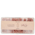 Kiara Sky Coffin Medium Cover Gelly Tips – Soak-Off Natural Look, One of a Kind Shade