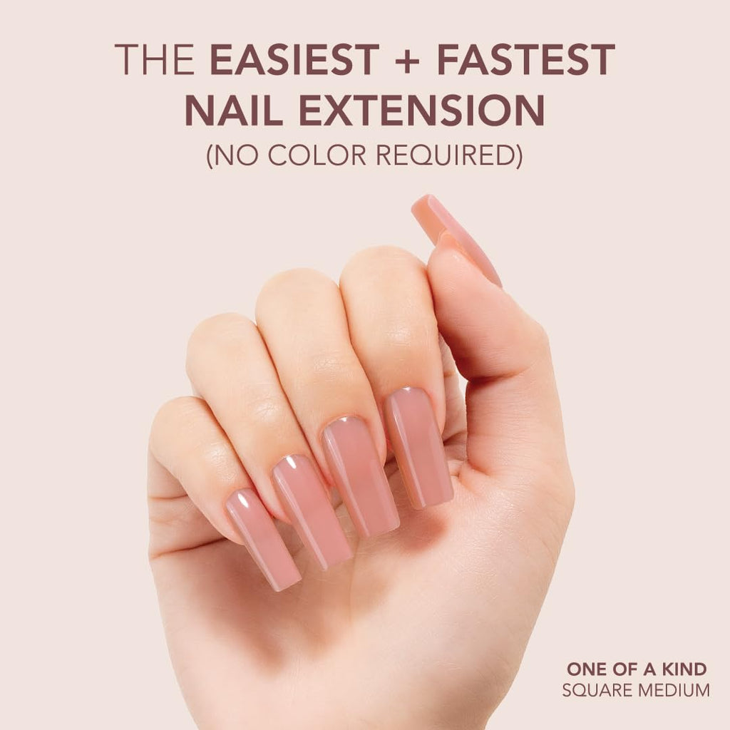 Kiara Sky Cover Gelly Tips – Square Medium Soak Off Pre-Shaped Extensions | One of a Kind