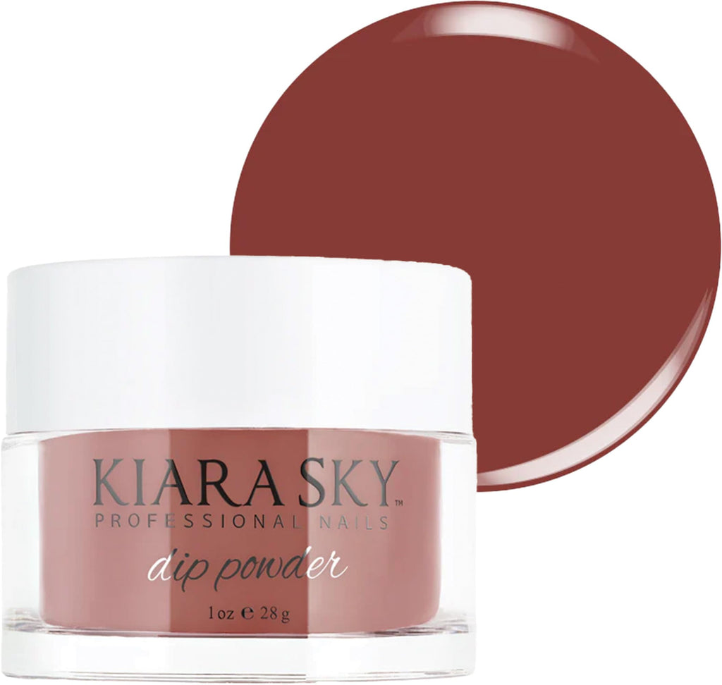 Kiara Sky Dip Powder Marilyn Merlot – Brown Tones, 1 oz