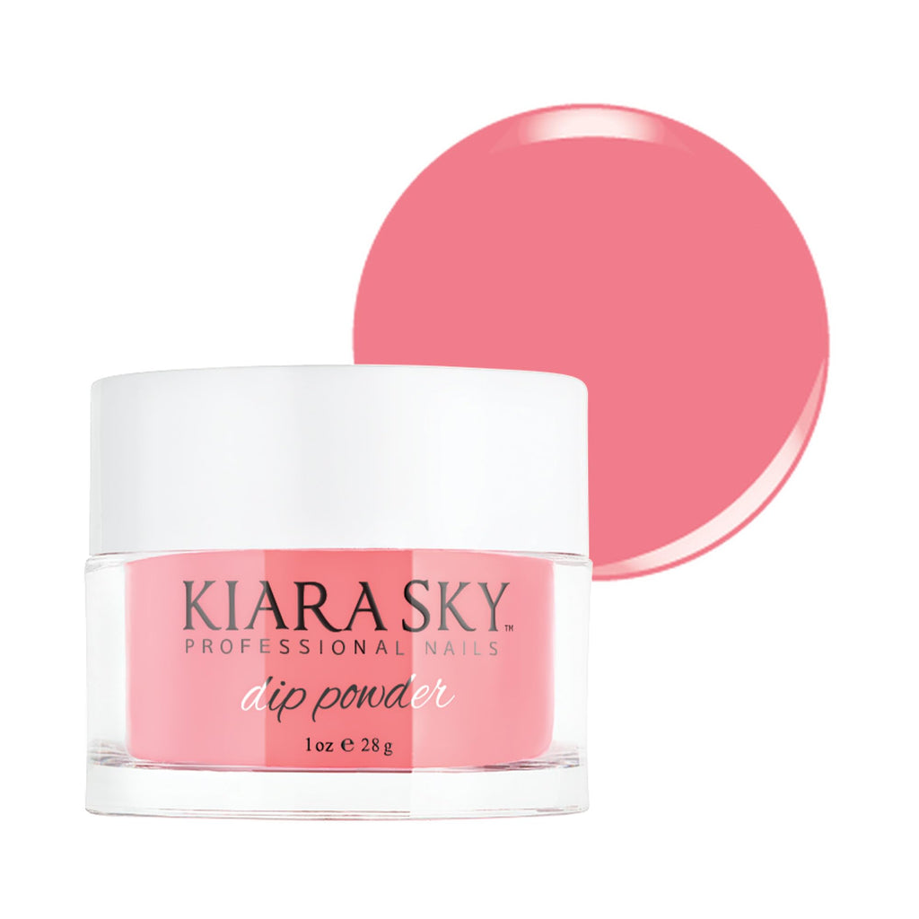 Kiara Sky Dip Powder Pink Slippers 1 oz – Vibrant, Long-Lasting Nail Color