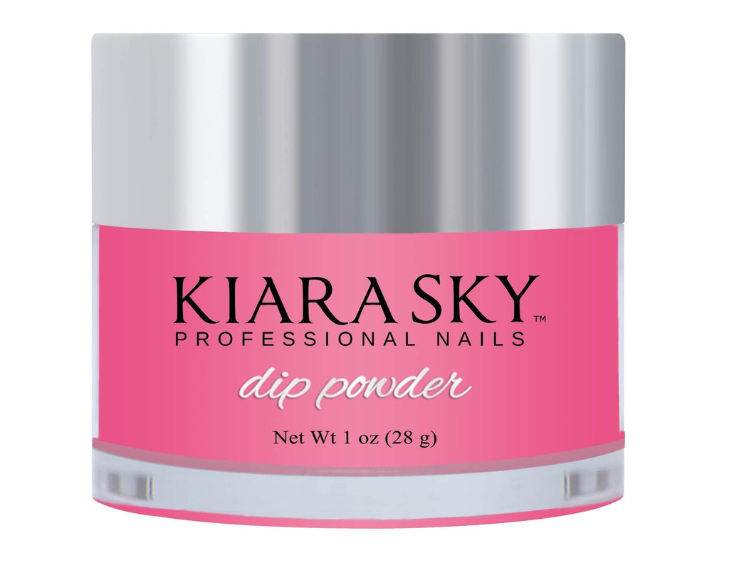 Kiara Sky Glow Collection Dip Powder 1 oz – Flamin-Glo | Activate with UV, LED or Sunlight