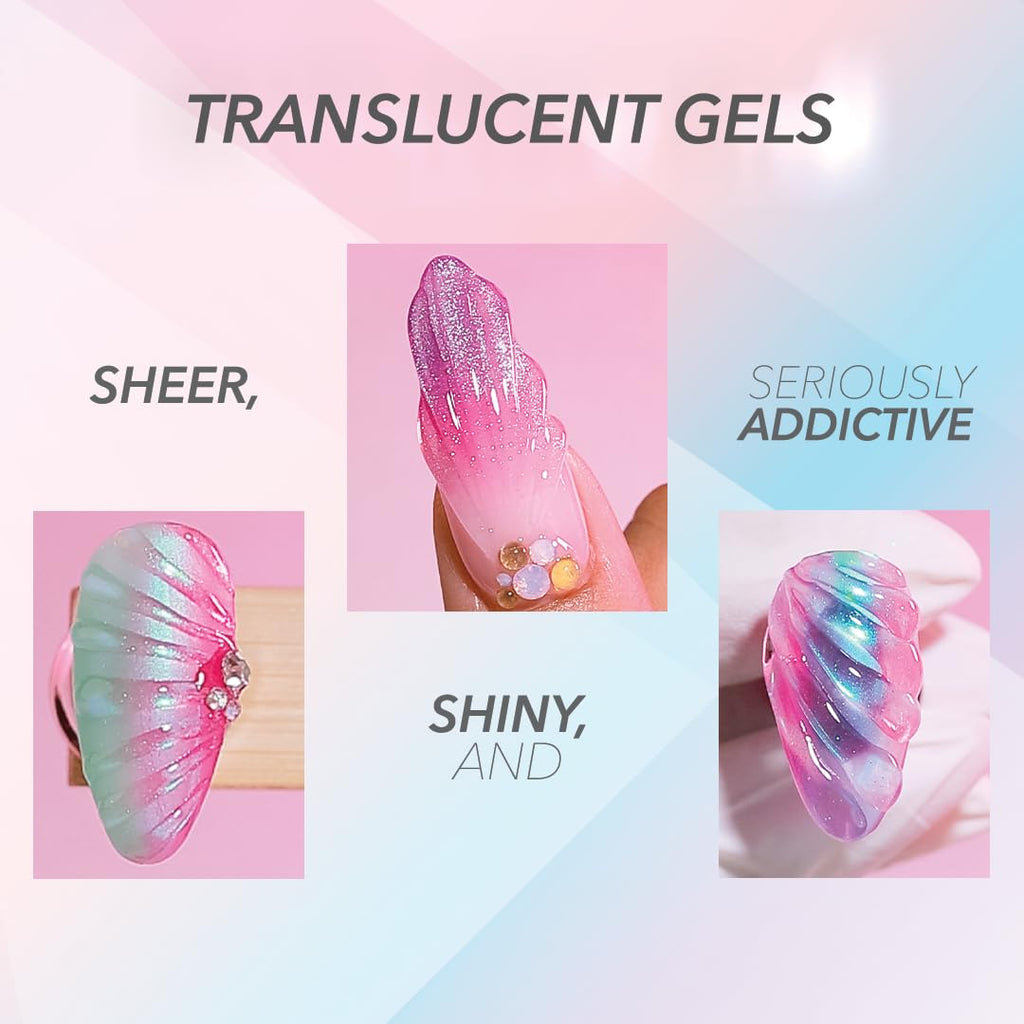 KIARA SKY Jelly Tints Polar Opposites Gel Polish 15ml – HEMA-Free