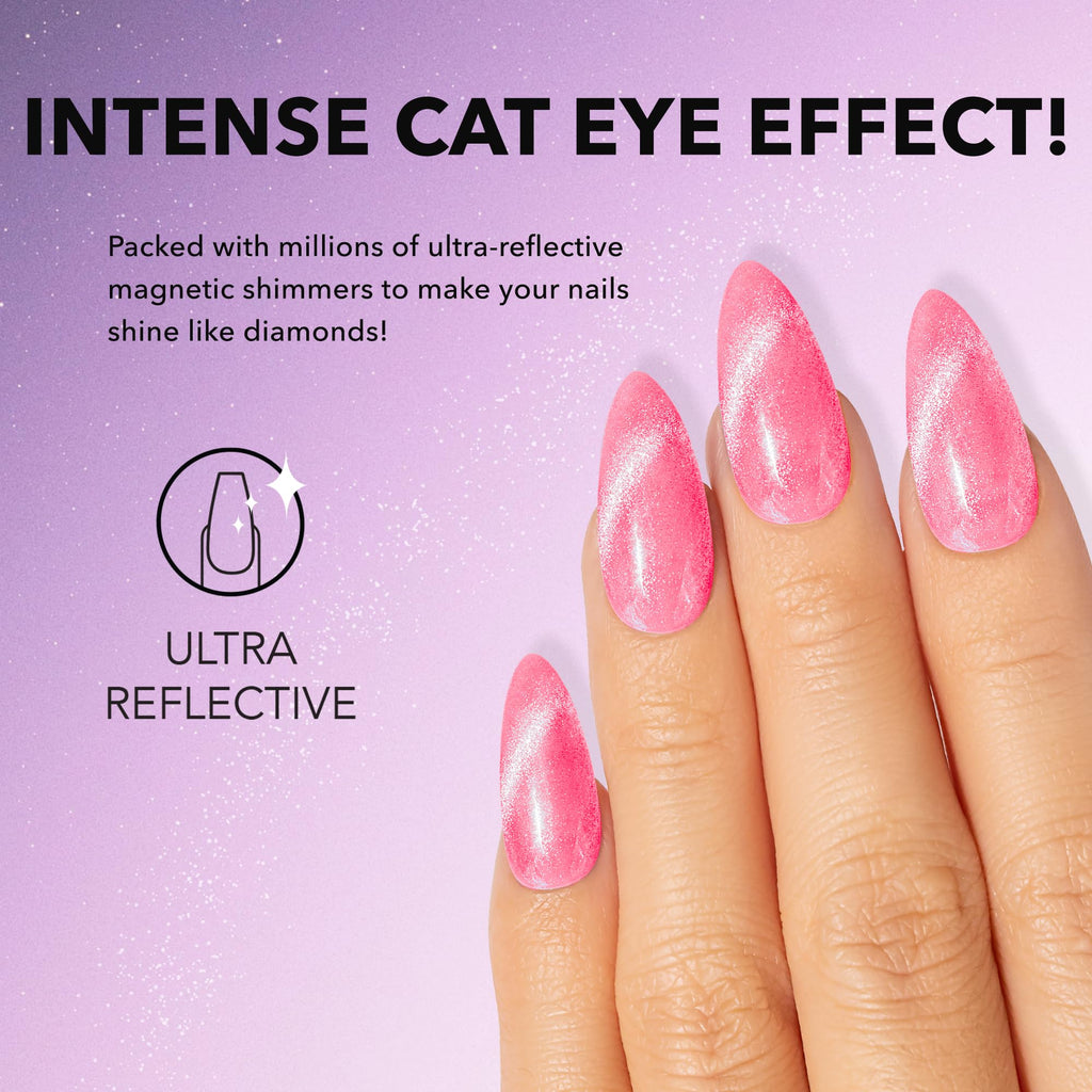 KIARA SKY Gel Polish MagneticFX Pink Luster Cat Eye – Soak-Off 15ml