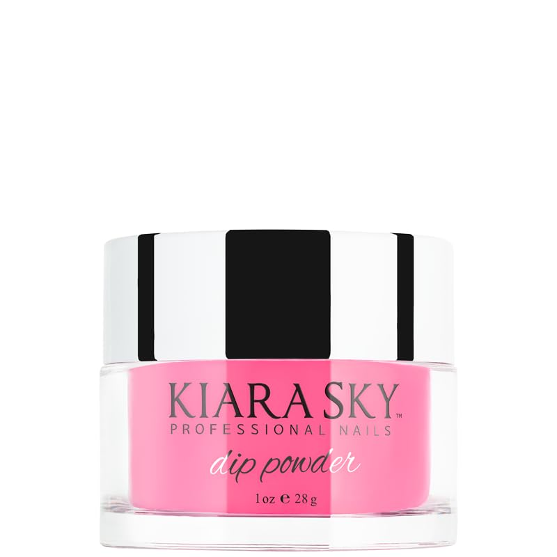 Kiara Sky Glow Collection Dip Powder 1 oz – Flamin-Glo | Activate with UV, LED or Sunlight