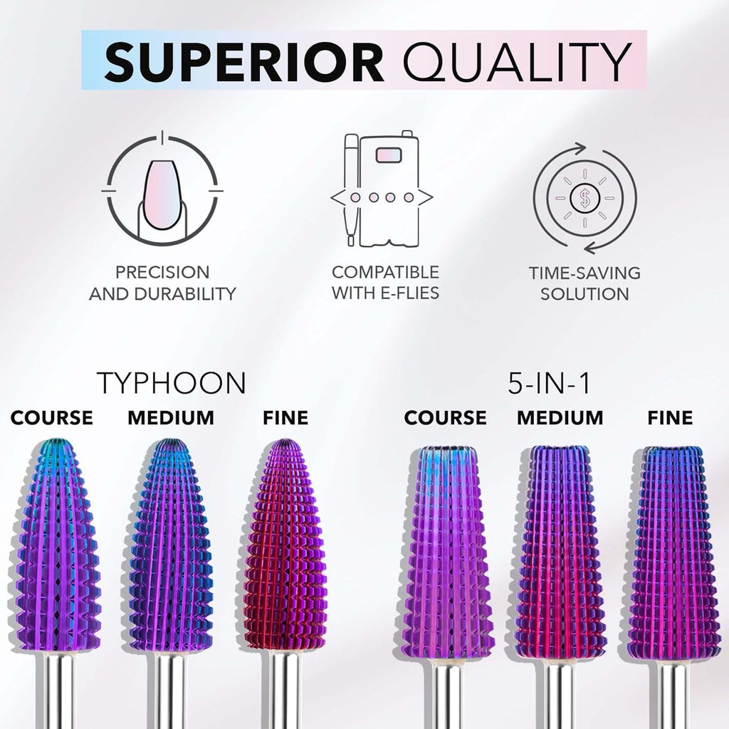 Kiara Sky Large Barrel Medium Drill Bit – Purple X-Cut Carbide