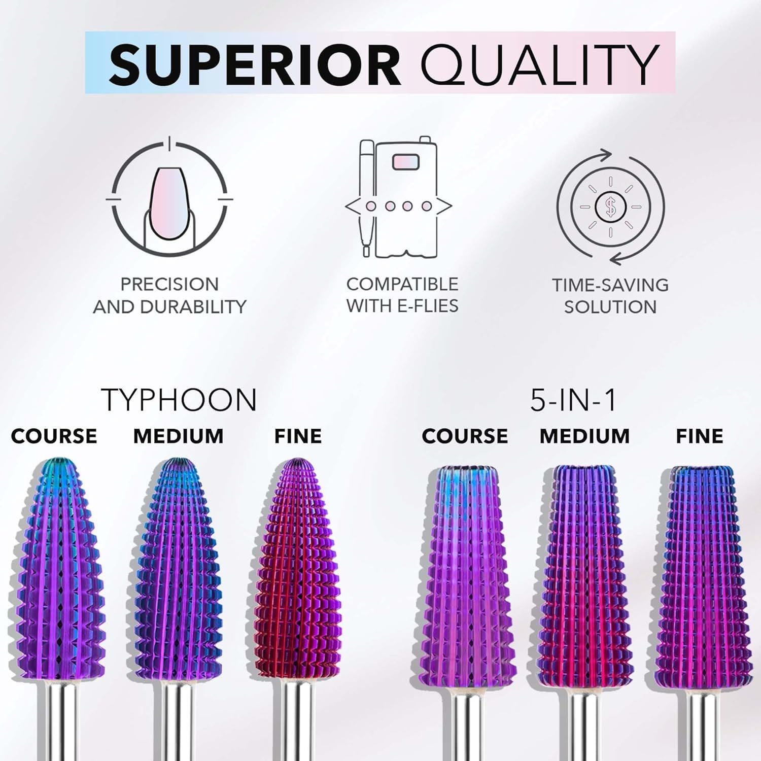 Kiara Sky Large Barrel Medium Drill Bit – Purple X-Cut Carbide