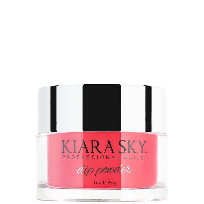 Kiara Sky Dip Powder Sinful Pink – Long-Lasting, Lightweight Nail Dip Powder (1 oz)