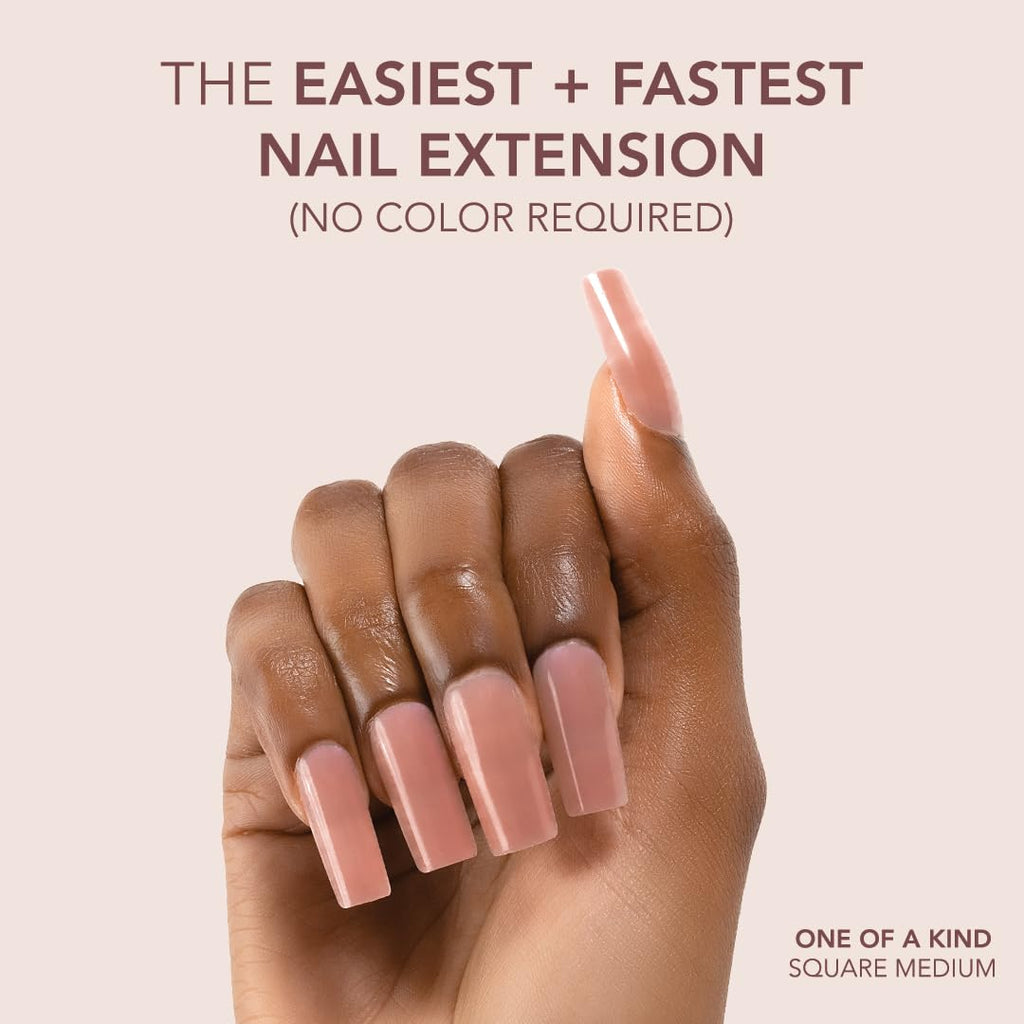 Kiara Sky Cover Gelly Tips – Square Medium Soak Off Pre-Shaped Extensions | One of a Kind