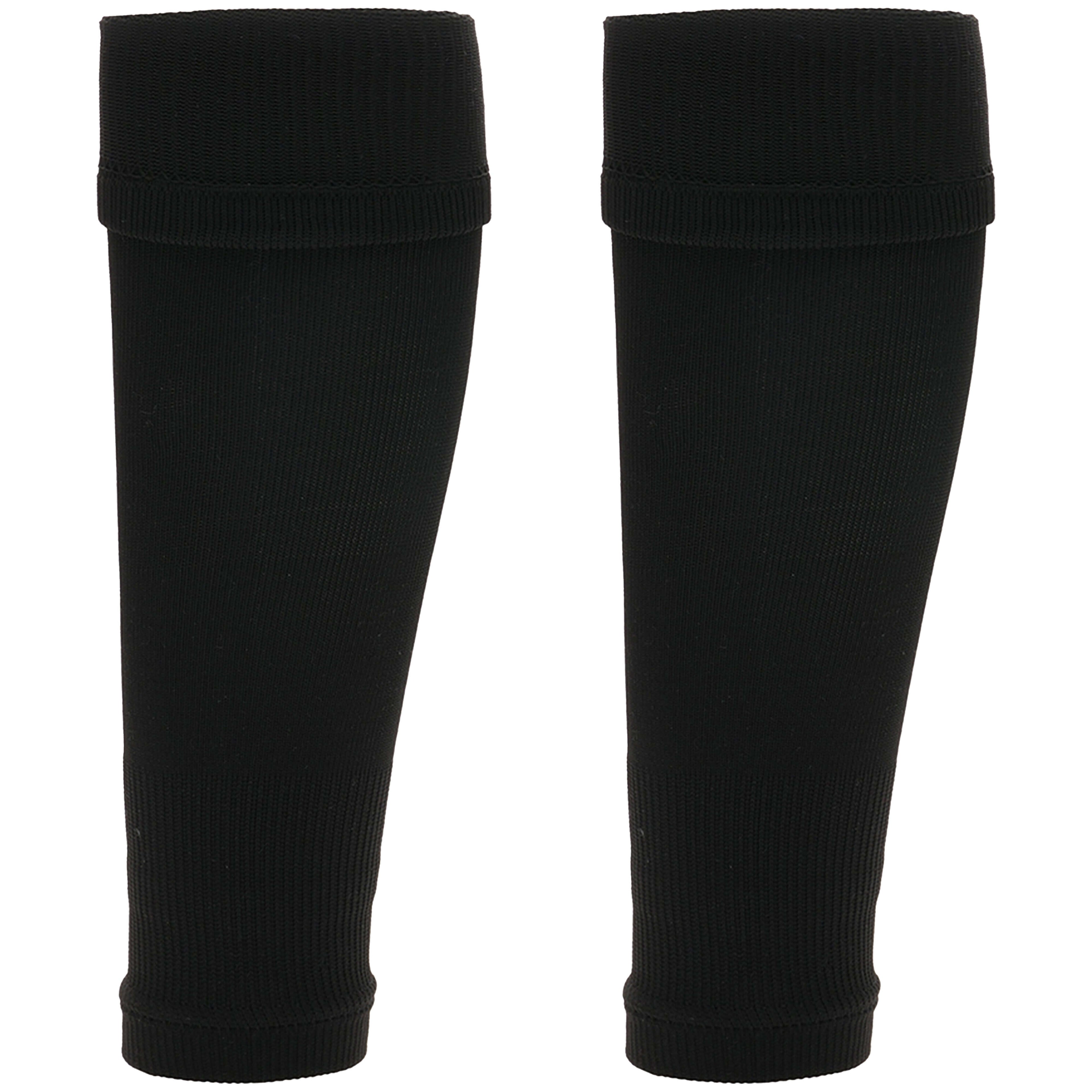 Sock Stack Kids Leg Sleeve Socks Black Over-Calf Compression Sleeves Breathable Moisture-Wicking