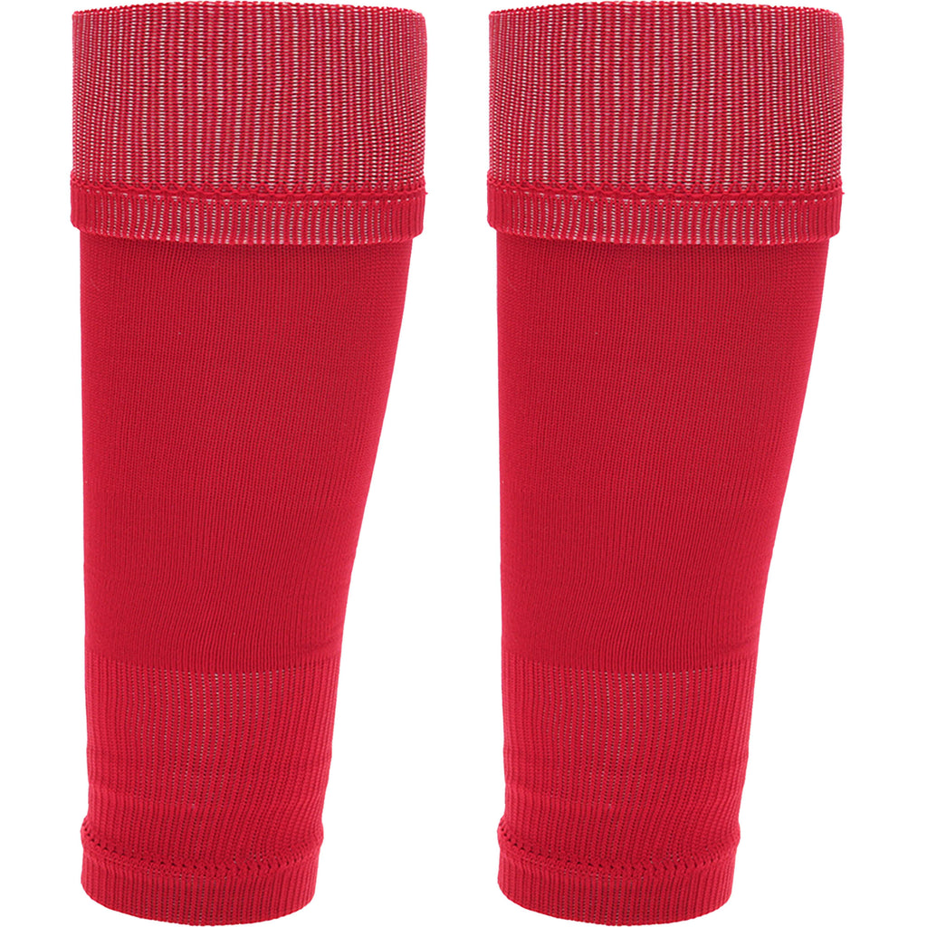 Sock Stack Kids Leg Sleeve Compression Sleeves Red Over Calf Shin Pad Compatible Breathable Fabric