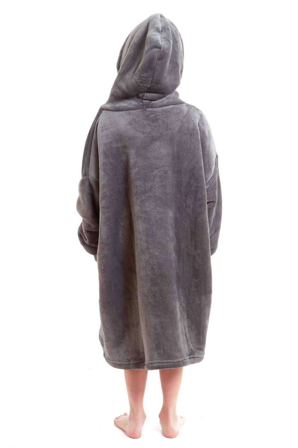 Daisy Dreamer Kids Oversized Hooded Fleece Blanket With Reversible Sherpa Double Pocket