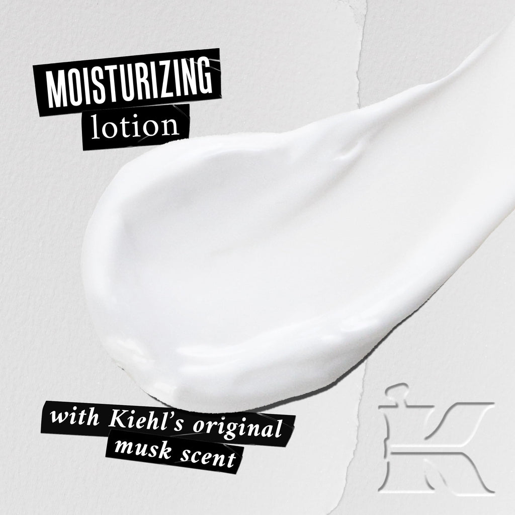 Kiehl's Original Musk Scented Body Lotion | Lightweight Moisturizer with Apricot & Sesame Oil – 8.4 fl oz