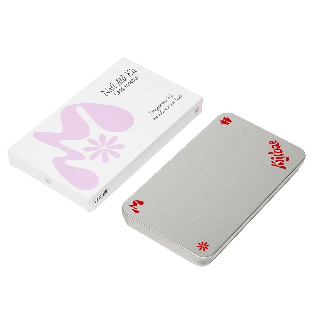 Kijibae Nail Aid Kit – Compact Metal Case Manicure & Pedicure Tools