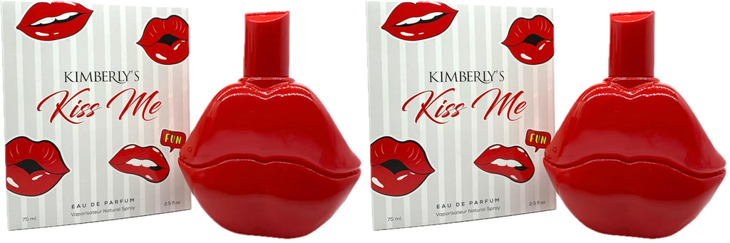 Kimberly's Kiss Me Women's Perfume – Pack of 2, 2.5 fl oz EDP Spray