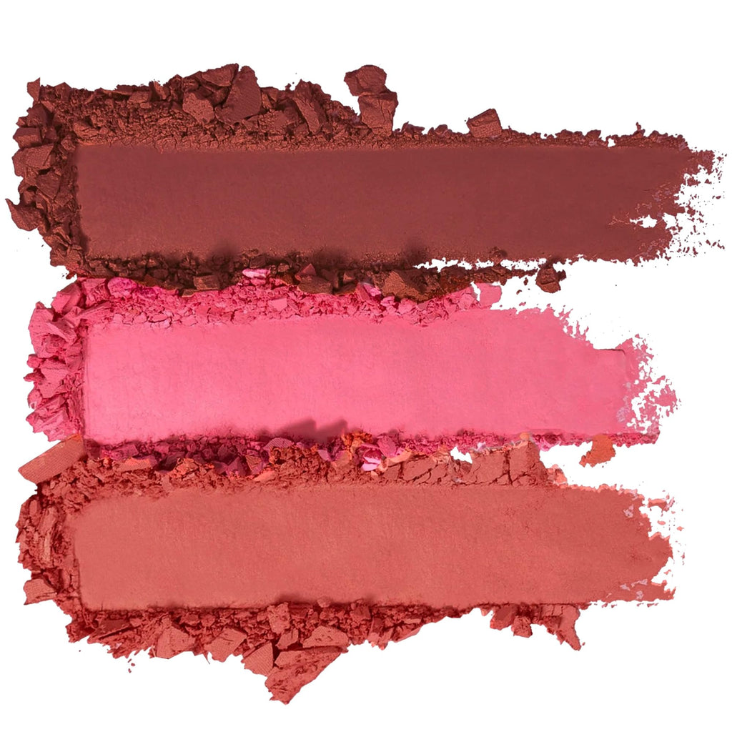 Kimchi Chic Beauty Cheeky 3Some Blush Trio – 3 Shades for Custom Rosy Cheeks, Royal Flush