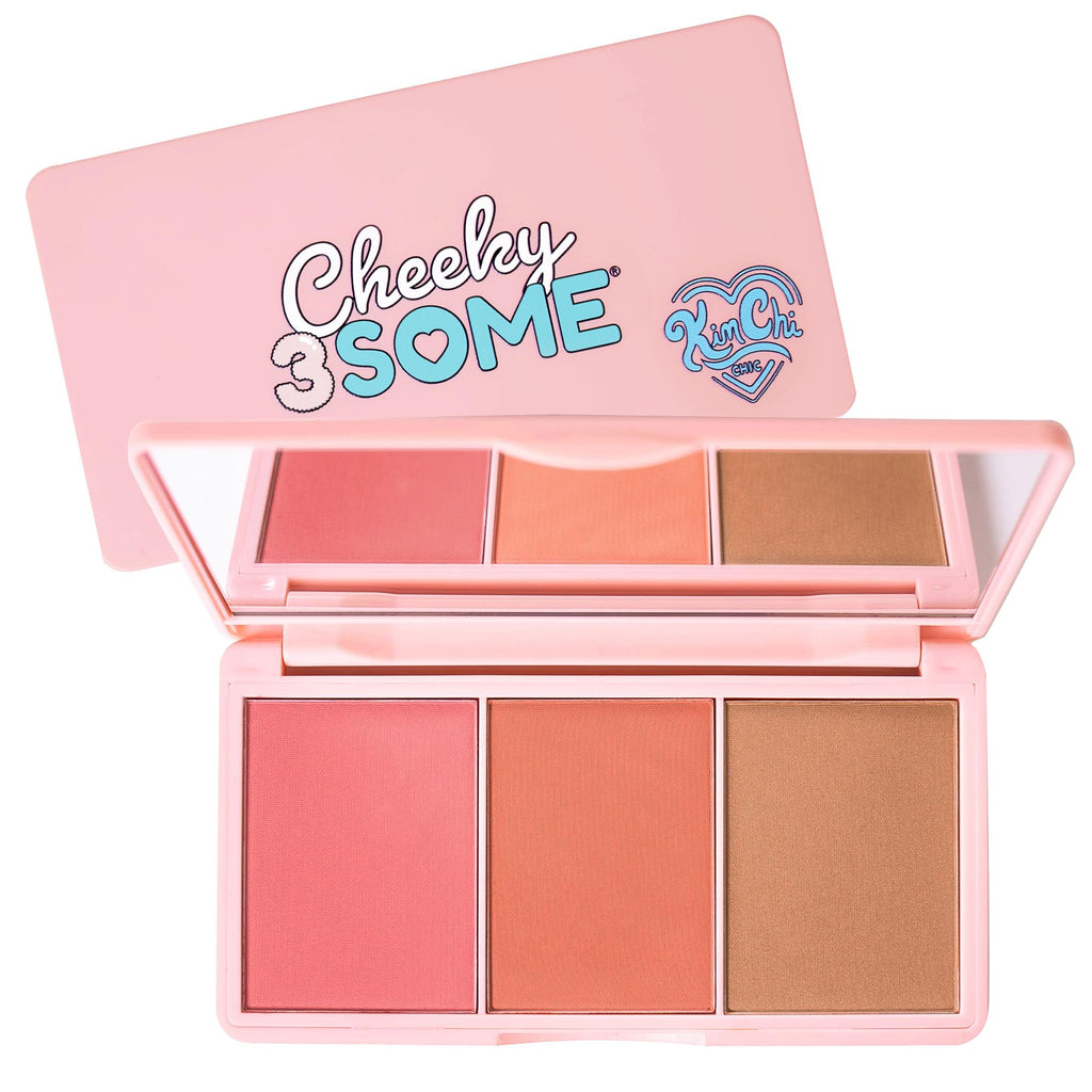 KimChi Chic Beauty Cheeky 3Some Blush Trio – 3-Color Palette in Bonita Señorita (03)