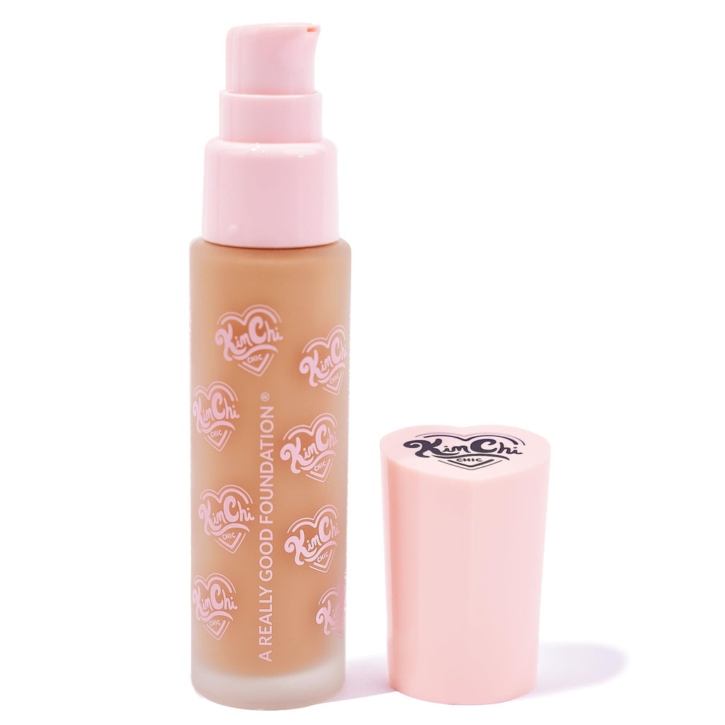 KimChiChic Beauty A Really Good Foundation – Medium to Full Coverage, Lightweight, Vegan & Cruelty-Free